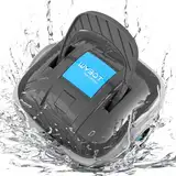 WYBOT Poolroboter Akku für 100 Mins Betriebsdauer, Poolsauger Elektrisch Auto-Parken, Starke Saugkraft, Zwei Wasserzuläufe, Automatischer Poolreiniger für Pool bis 80m²