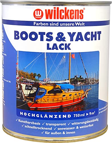 Wilckens Boots & Yachtlack 750 ml Bootslack Lack Kunstharz-Klarlack Yachtlack Kunstharzlack