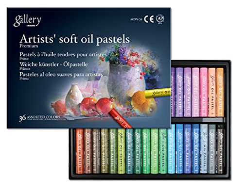Mungyo Gallery Soft Oil Pastel for Artist Premium 36 Colours Drawing MOPV36