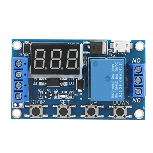 DC 5 30V LED-Anzeigeverzögerung Ein-Aus-Relaismodul Trigger-Zyklusverzögerung Timer-Schalter