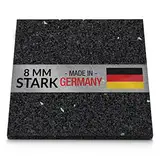 25 Stück 8 mm 90 x 90 mm Terrassenpad, Terrassenpads aus Gummi – Unterlagepads für die Unterkonstruktion ihrer Terrassen Balkon oder Gartenhütte