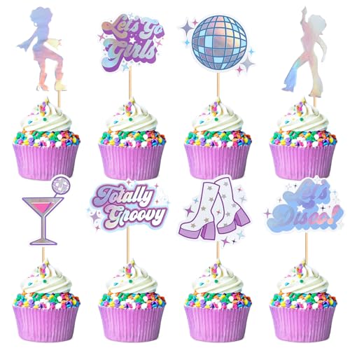 Blumomon 32 Stück Sänger Konzert Kuchen Dekoration Musik Festival Kuchen Dekoration Cupcake Topper Musik Party Dekoration