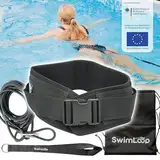 SWIMLOOP Schwimmgurt - Top Schwimmtrainer für zu Hause, Widerstandstraining, stationäres Schwimmen, Schwimmband als Alternative zur Gegenstromanlage