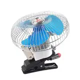 Jadeshay Auto-Kühlventilator, 25 W, 12 V, Ventilator, Wohnmobil, Auto, Fahrzeug, Clip, Auto-Kühlventilator, Kühlung, Oszillierender Ventilator Für Auto, LKW