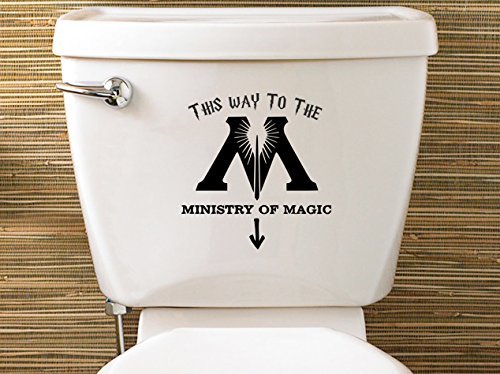 Level WC-Sticker Harrotter inspiriert Ministry of Magic