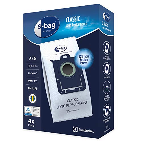 Electrolux E201S E201S-4 Staubsaugerbeutel S-Bag Long Performance, keine