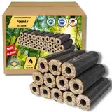 BAVAFIRE 30kg Pinikay Hartholzbriketts - Premium Octagon Buche Holzbriketts - 3x10 kg Gebinde - nachhaltiges und ressourcenschonendes Heizen in Kamin & Ofen ohne Bindemittel