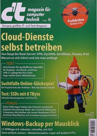 CT MAGAZIN 13/2025 "Cloud-Dienste selbst betreiben"