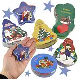 Cepewa Magisches Handtuch Weihnachten Adventskalender 6er Set Santa Waschlappen 30cm Kinder Mitgebsel