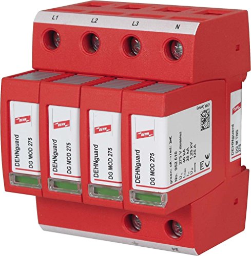 DEHN 952400 Stromversorgung Typ2 Überspannungsableiter für Energietechnik, 1 Packung