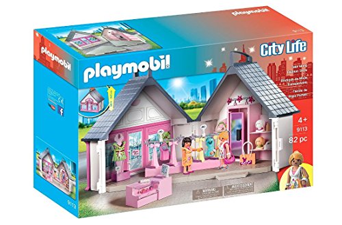 PLAYMOBIL 9113 Stadtleben Mitnehm-Modegeschäft,