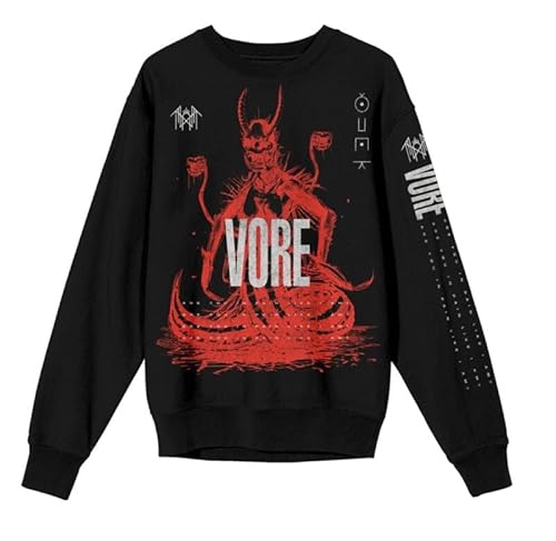 Sleep Token Vore Text Männer Sweatshirt schwarz XL