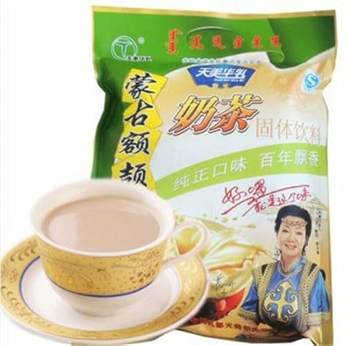 HELLOYOUNG 400g chinesischer Bio-Kräutertee mit mongolischem Milchtee Der Geschmack ist weich und mild einzeln verpackt für einfaches Aufbrühen (Sweet milk tea)