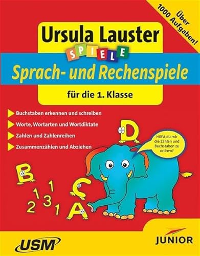 Sprach- und Rechenspiele für die 1.Klasse: Für Windows 95/98ME/2000/NT 4.0/XP oder MacOS