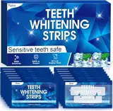 Bleaching Zähne Stripes Zahnaufhellung Strips: White Stripes Zähne Qunler Zahnbleaching stripes Zahn weissmacher Teeth whitening Strips Non-Sensitive Formel Sicher für Zahnschmelz