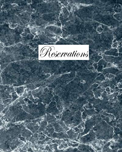 Reservations: A 100 page Restaurant Guest Reservation Log Book - Blue Marble