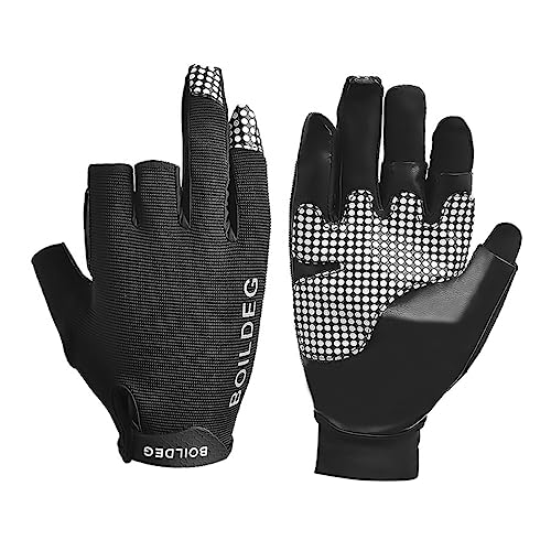 CORHAD 1 Paar Reflektierende Handschuhe Angelhandschuhe Angelzubehör