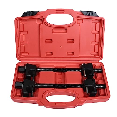 UISEBRT 2tlg. Profi Federspanner Set - Universal Feder Spanner KFZ 300MM Stahl Spanner Set Tuning Tieferlegungsspanner Federsatz Auto