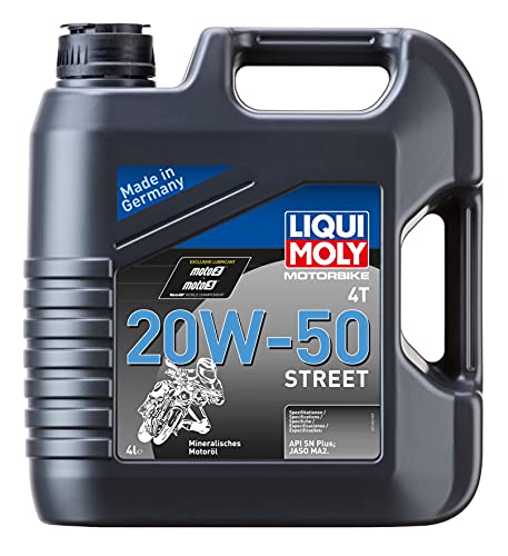 LIQUI MOLY Motorbike 4T 20W-50 Street | 4 L | Motorrad 4-Takt-Öl | Art.-Nr.: 1696