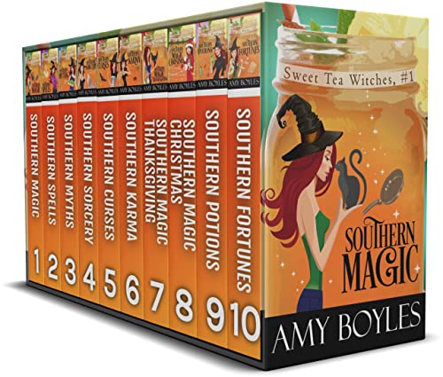 Sweet Tea Witch Mysteries Books 1-10: Hysterical Southern Cozy Mysteries (English Edition)