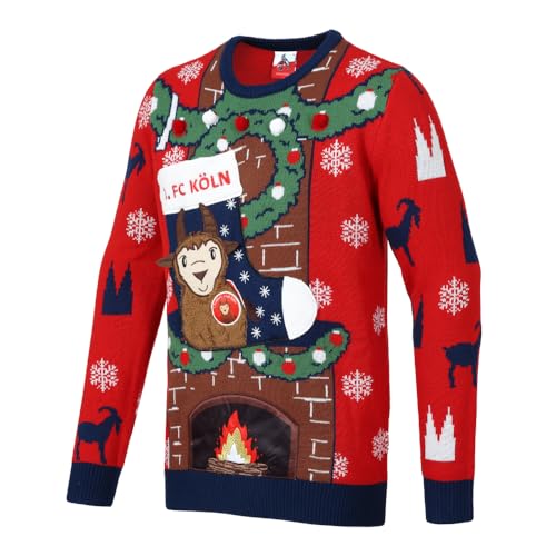 1. FC Köln Schäbbisch Pulli Weihnachtssocke Gr. M