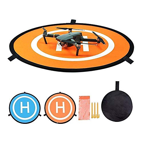 CYH Drone Landing Pad, 55CM/22'' Tragbare Faltbare Landing Pads, Drohnen Landeplatz, Universal Foldable Drohne Landeplatz für DJI Mavic 2 Pro/Zoom/Mavic Pro/Mavic Air 2/Spark/FIMI X8SE/Mavic Mini