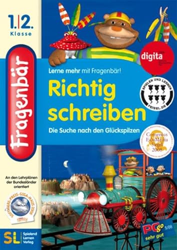 Fragenbär - Richtig schreiben: 1./2. Klasse - Die Suche nach den Glückspilzen