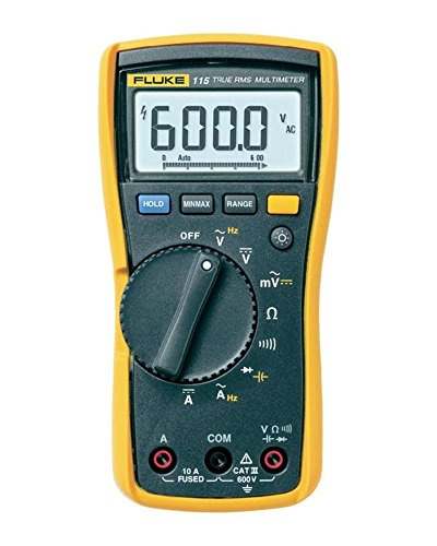 Fluke 115 Digitalmultimeter für Außendiensttechniker mit Widerstands-, Strom-, Spannungs- und Frequenzmessung für die Industrie von INSTRUKART