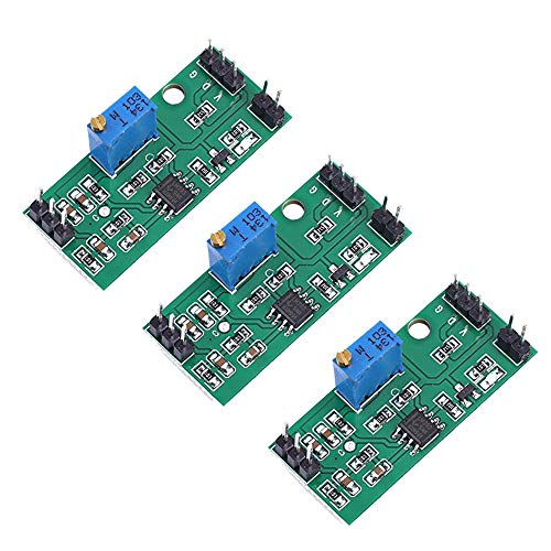 SEKASO 3 StüCke LM393 3,5-24V Spannungs Komparator Modul mit LED Anzeige Analoge Komparator Steuerung mit Pegel Ausgang