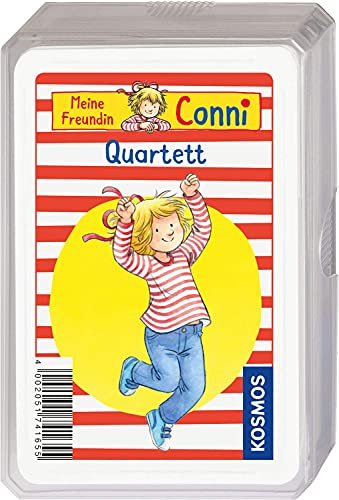 KOSMOS 741655 Meine Freundin Conni Quartett, Conni Quartett für Kinder ab 4 Jahre