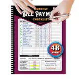 Monatliches Familien-Notizbuch zur Finanzverwaltung - Familien-Checkliste für monatliche Finanzbudgetierung, monatliches Finanzbudgeting-Managementbuch für Familie, Zahlung zum einfachen Sparen mit