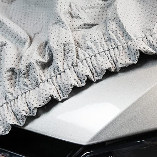 SOFTGARAGE Vollgarage Basic 3-lagig lichtgrau Indoor Outdoor atmungsaktiv wasserabweisend Car Cover Ganzgarage Autoplane Autoabdeckung Artikel 101010-7100485