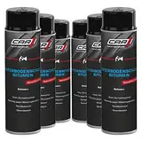 Unterbodenschutz 6 x 500 ml schwarz Bitumen Steinschlagschutz Spray Car1