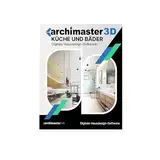ArchiMaster 3D Innendesigner - Gestalten Sie Ihre Traumküche und Ihr Traumbad mit Leichtigkeit | Küche und Bad | 1 Gerät | 1 Benutzer | PC Aktivierungscode per Email