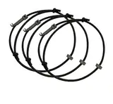 Auto Scheibenbrecher Armband, 3 Stück Auto Glasbrecher Armband mit Wolframkarbid Perle Notfall Auto Fluchtwerkzeug gehärtetes Selbstrettungswerkzeug für eine schnelle Flucht aus dem Fahrzeug