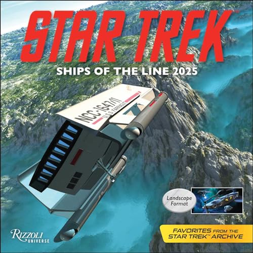 Star Trek Ships of the Line Wandkalender 2025