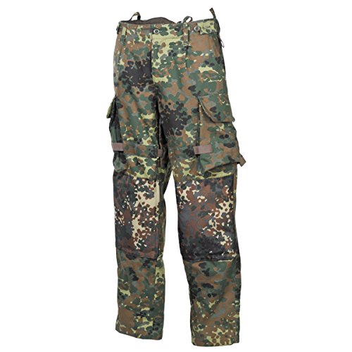 MFH BW Kampfhose, Einsatz/Übung Bundeswehr Einsatzhose Army Outdoor Hose Arbeitshose Flecktarn S-XXL (M)