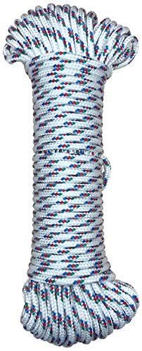 Garhe Future 213132 Geflochtene Kordel aus Polypropylen, dreifarbig, 5 mm x 15 m, bunt