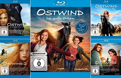 Ostwind - alle 5 Kinofilme im Set (Ostwind 1 / Ostwind 2 / Aufbruch nach Ora / Aris Ankunft / große Orkan) im Set - Deutsche Originalware [5 Blu-rays]