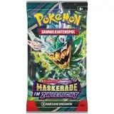 Pokemon Maskerade im Zwielicht Booster mit 10 wertvollen Sammelkarten - DEUTSCH + Heartforcards® Versandschutz