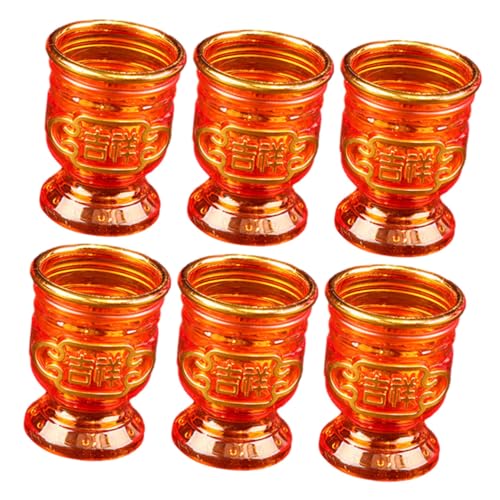GARVALON 6 Teilige Meditationsschale, Ritualschale, Zarte Weinschale, Opferschale, Wasserbehälter, Räucherschale, Opferschale, Opferschale, Buddhismus Schale, Kleine Weinschale, Kleine
