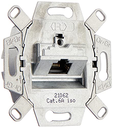 Rutenbeck UAE-Cat6A Up 0 UAE-CAT.6A ISO-8 UP0 136104030 Datendose 1xRJ45 500Mhz Metallisch