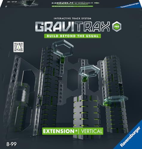 Ravensburger GraviTrax PRO Extension Vertical 22427 - große Erweiterung für deine Kugelbahn - Murmelbahn und Konstruktionsspielzeug ab 8 Jahre - Geschenkidee zu Weihnachten
