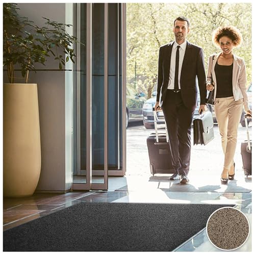 Carpet Diem Green Business Schmutzfangmatte 40x60 Anthrazit-schwarz | Fußmatte innen & außen in Geschäfts-Kunden Qualität für Beste Funktionalität und Haltbarkeit