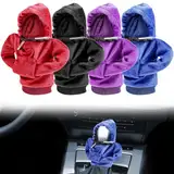 4Pcs Schaltknauf Abdeckung Schalthebel Hoodie kreativer Hoodie Auto Schaltknauf Abdeckung Schaltknauf Hoodie staubdichter Schutz Sweatshirt Schaltknauf Hoodie für Universal Gear Shifter