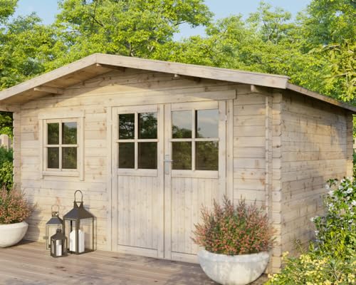 Gartenhaus Gerätehaus Holzhaus Blockhaus Schuppen 4x3m
