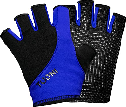 Junior, Jungen und Mädchen, Rugby-Handschuh, ideal für Kontaktsportarten, Größen 3XS, Blau