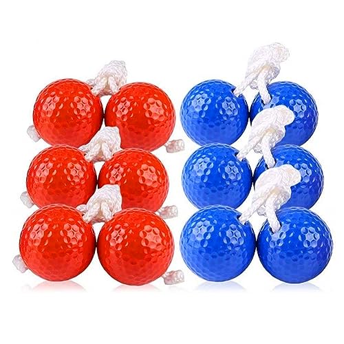 JurciCat Leitergolf 6 Satz leitergolf bälle leitergolf outdoor Wurfspiel Leitergolf für Kinder Eignet sich für Indoor und Outdoor Leitergolf Game Ball Set