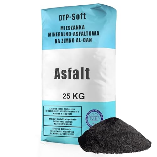 25 kg Kaltasphalt 0-8 mm Reparaturasphalt Asphalt Kaltmischgut 25kg