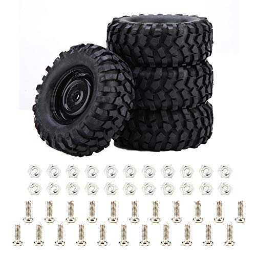 VGEBY Gummireifen, 4-teiliges Set 1:10 Reifen Gummireifen für Rock Crawler Off Road RC Fernbedienung Autoteil, #277, VGEBYG2QU79APE4